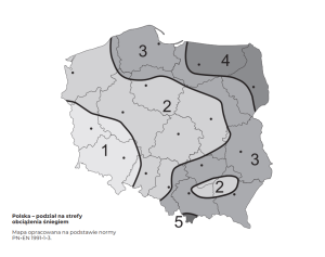 Polska strefy obciazenia sniegiem norma